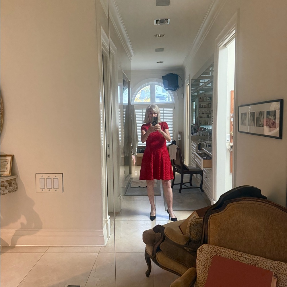 Perfect red Christmas dress